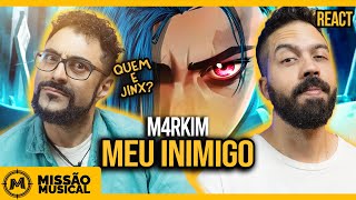 REACT de Jinx (Arcane) - Meu Inimigo | M4rkim