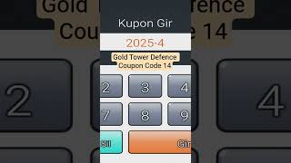 Gold Tower Defence Coupon Code 14 #shorts #painting #artist #goldtowerdefence #code #music