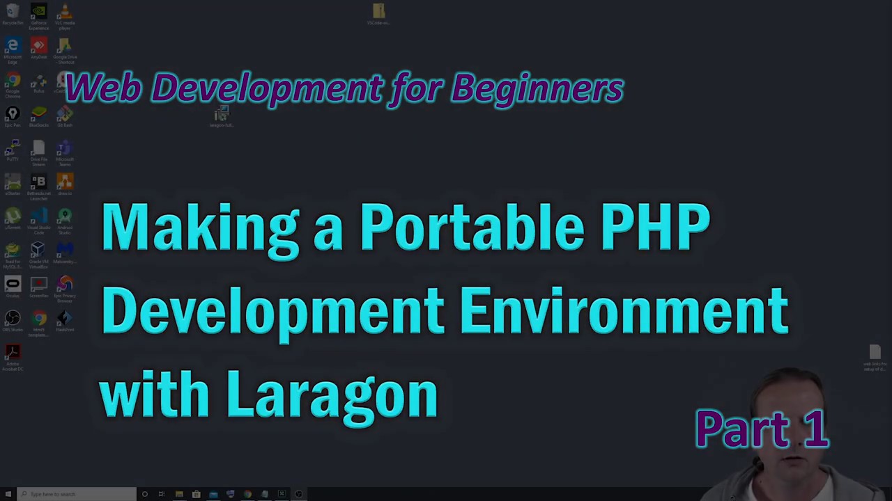 Making a Portable PHP Development Environment with Laragon Part 1 - YouTube