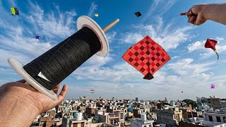 New Chess Kite Flying With *7 Star* Manjha Testing | Kite Fighting | Kite Cutting