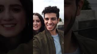 Take A Look Around Castle With Mena Massoud U0026 Lauren Marano the Royal Treatment