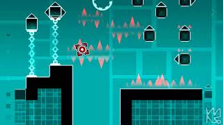 Geometry Dash - ice cave by KeTiS (Easy Demon) Complete (Live)