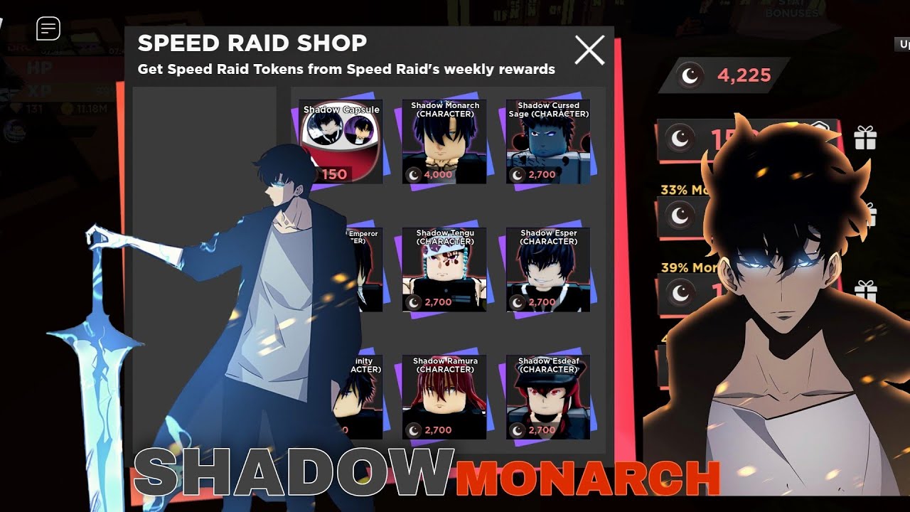 Getting Shadow Monarch in ANIME DIMENSIONS SIMULATOR!! (shesh)