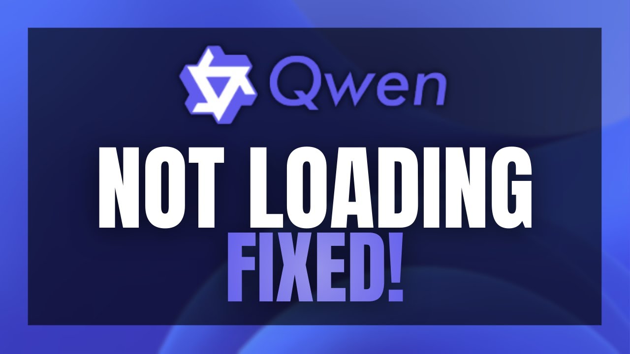 FIX: Qwen AI NOT LOADING! ⏳ Stuck on Loading Screen & White Screen Fix ...