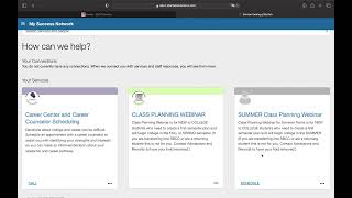 How to Sign Up for New Student Class Planning Session