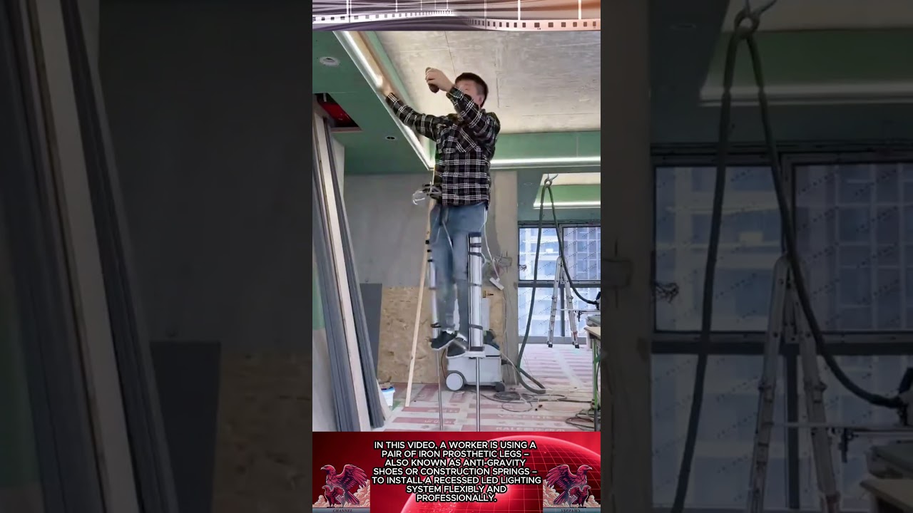 Iron prosthetic legs for high-rise construction || Smart innovation