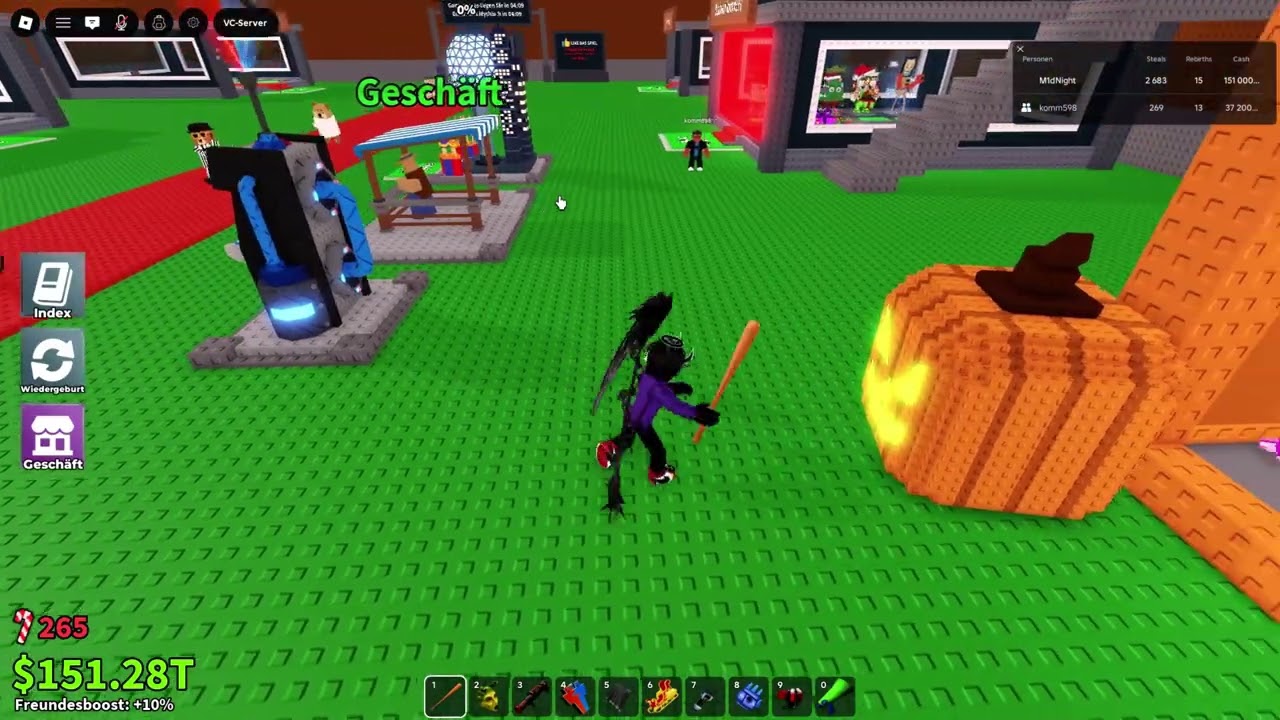 Steal a brainrot pvp gegen einen freund