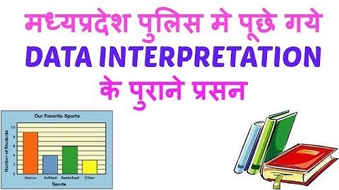 DATA INTERPRETATION Vyapam M.P. POLICE  PREVIOUS 2016 YEAR EXAM QUESTIONS Concept Short Tricks
