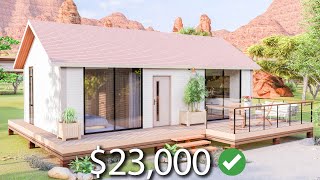 (5x10 Meters) Tiny House Design | Tiny Home | 1 Bedroom House Tour | AirBnb Design Idea