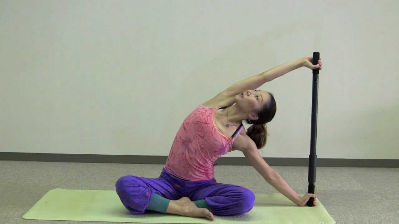 Yoga Stick Introduction (1) by Tomoko Masuda x exfitTV - YouTube
