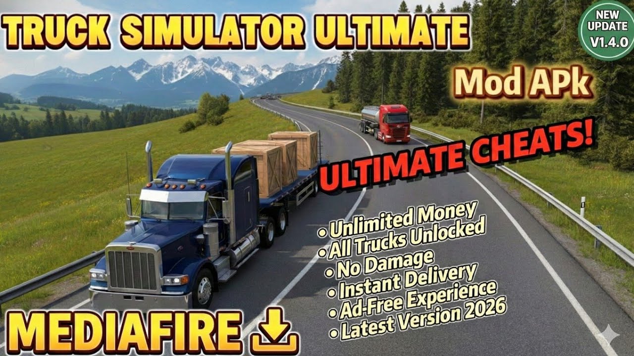 🔥 Truck Simulator Ultimate MOD Apk! Unlimited Money ✨