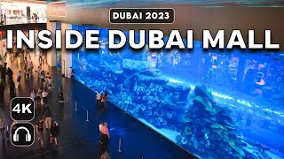 Inside Dubai Mall 2023 4K Walking Tour