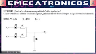 Ejercicio N01 Análisis Del Diodo En Dc Variante 1