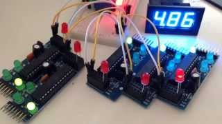 Swarmbots blink test