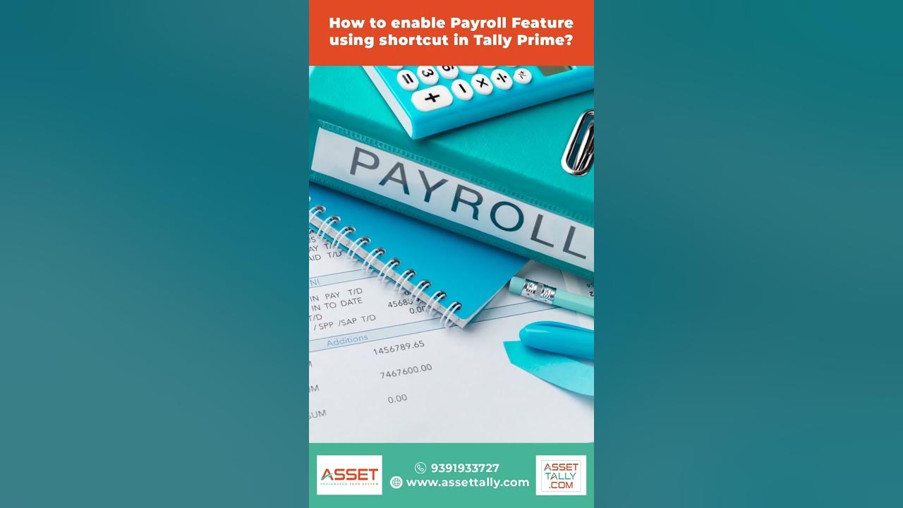 How to enable payroll feature using shortcut in tally prime asset 