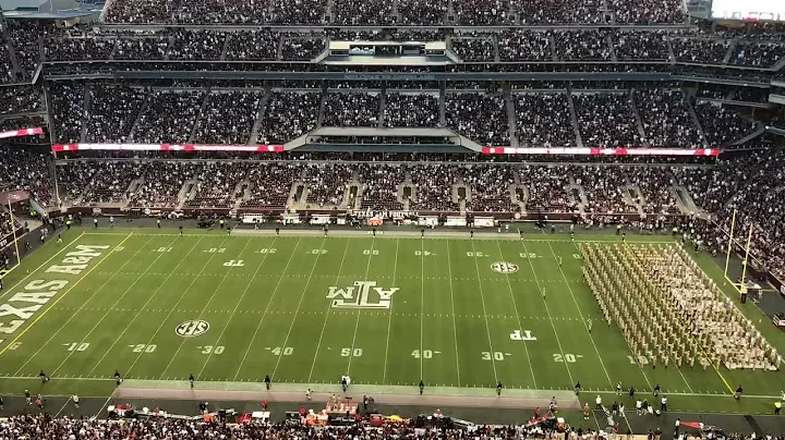 Time-lapse of the Fightin’ Texas Aggie Band’s halftime performance vs. New Mexico