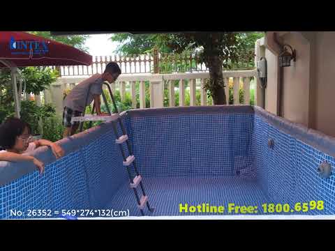 Video Bố lắp bể cho các con bơi tại nhà - tháo lắp đơn giản,... - youtube