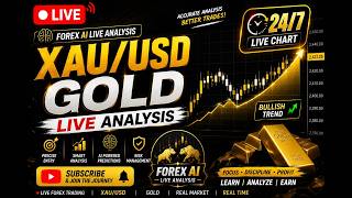 🔴 LIVE XAU/USD GOLD | Live Gold Chart & Market Analysis | 24/7 Forex AI Live