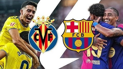 BARCELONA 5 vs 1 VILLARREAL  highlight match LALIGA 2024 Best goals in football 💀