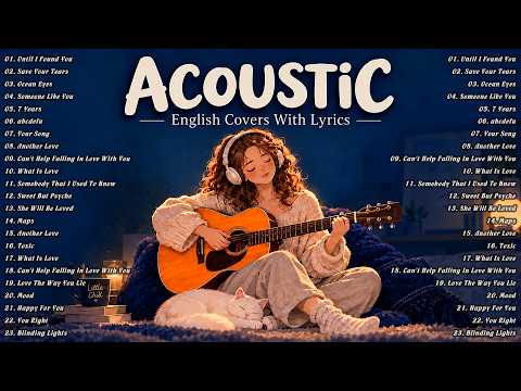 Best Acoustic Love Songs 2026 💕 English Covers With Lyrics