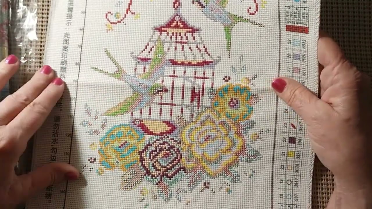 Review of FGNormal Store-Beautiful Pre-Stamped Cross Stitch Kits & DP Craft 5/18/23