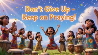 Don’t Give Up — Keep on Praying | Kids Worship Song