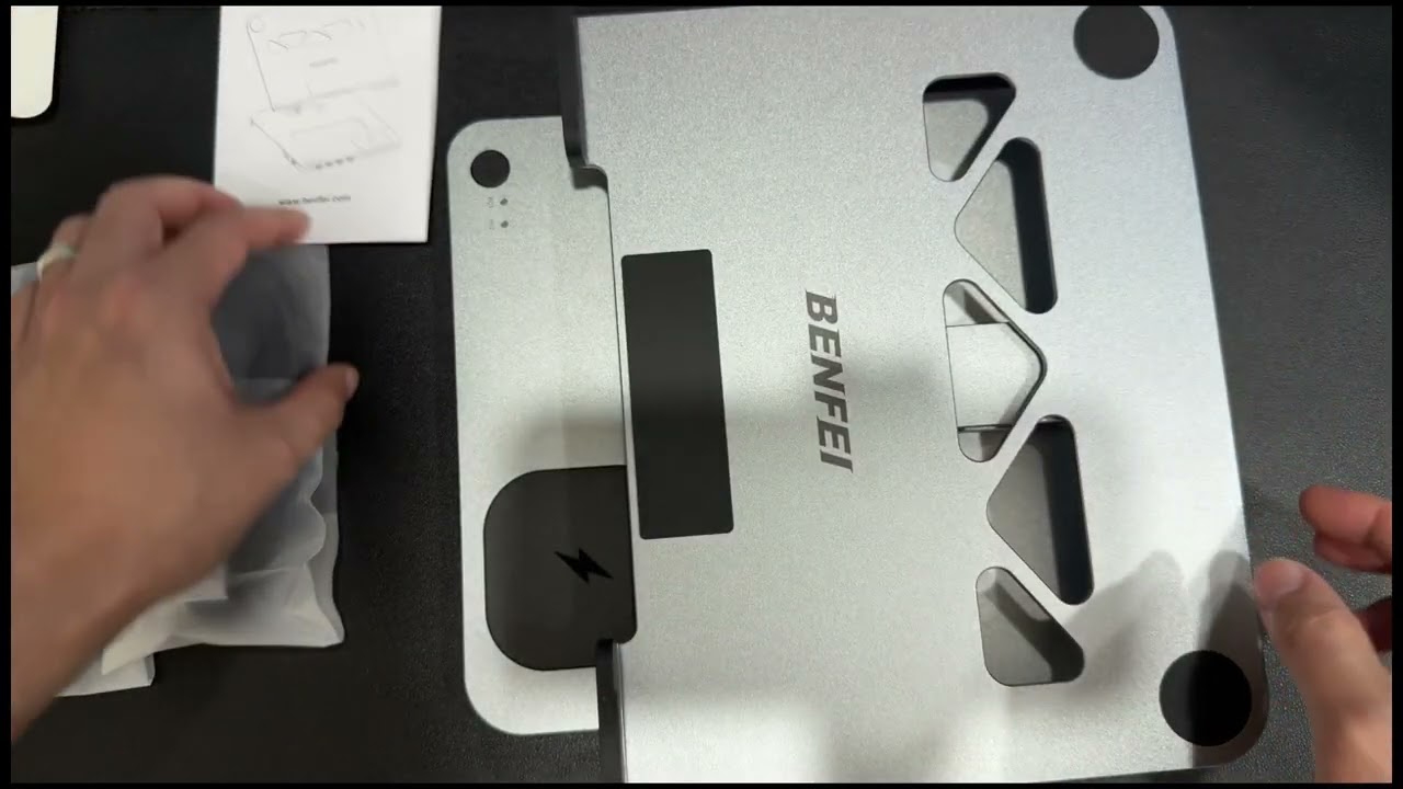 Unboxing the Benfei Laptop Stand with Docking Station & Magnetic Wireless Charger & KVM Switch