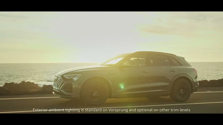 The new, fully electric Audi Q8 e-tron