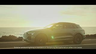 The new, fully electric Audi Q8 e-tron