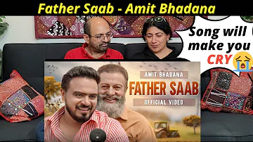 Father Saab ( Official Video ) - Amit Bhadana | King | Section 8 | Teji Sandhu | Reaction !! 💖😪