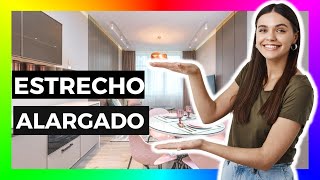 🚽 7 Tips para decorar espacios estrechos y alargados 🖼️ ¿Cómo decorar  casas pequeñas y estrechas?