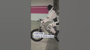 A new robot capable of riding a bike!
