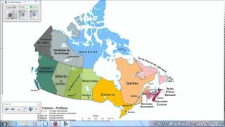 Canada:  Provinces, territoires et capitales