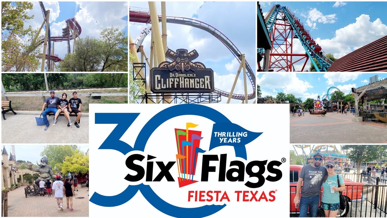 TOUR OF SIX FLAGS FIESTA TEXAS ‼️ 2022 (recorrido) - YouTube