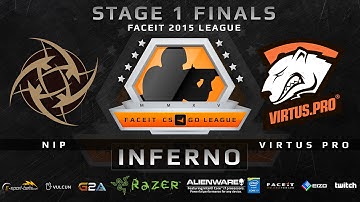 NIP vs Virtus Pro - Map 1 - Inferno (FACEIT 2015 League Stage 1 Finals)