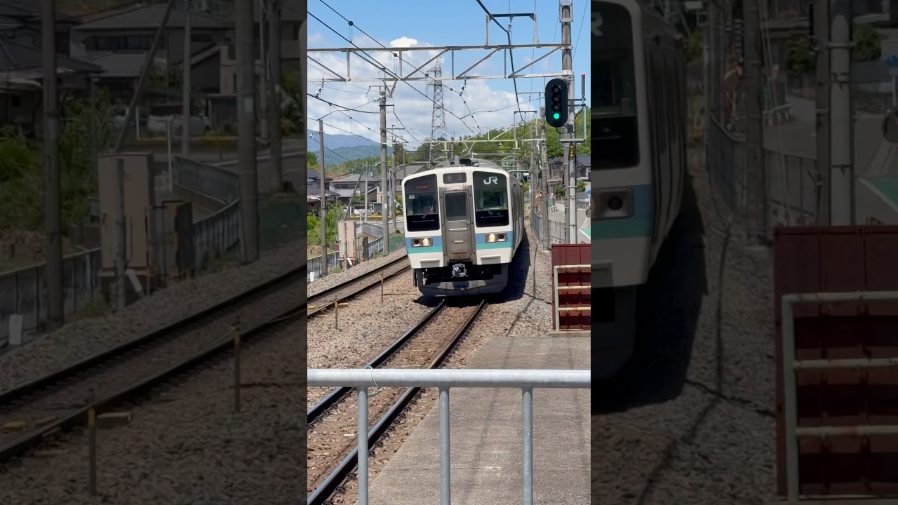 久しぶりの211系! #鉄道 #jr東日本 #電車