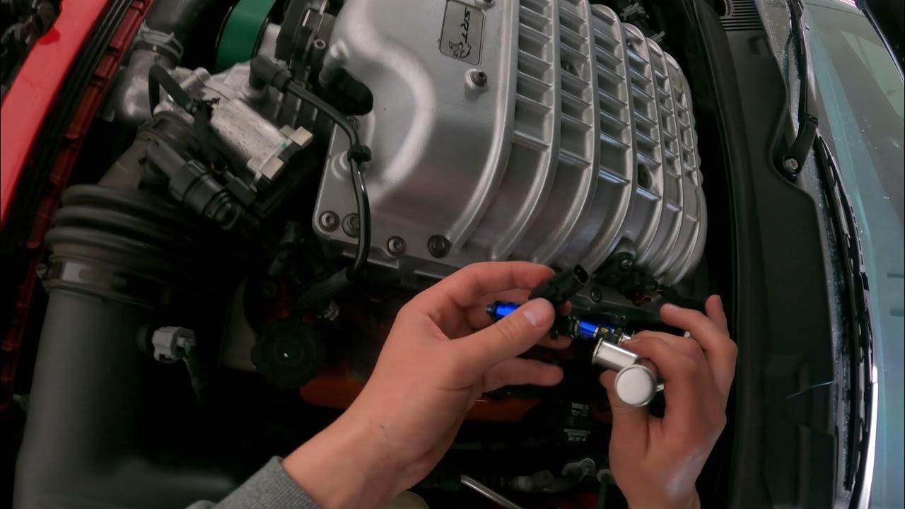 Hellcat Injector Install (Easy) YouTube