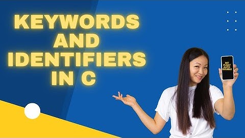 Keywords and identifiers in C, C programming language tutorials Lecture -4 Learn C Learn programming