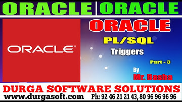 OracleTutorial || onlinetraining|| pl/sql ||Triggers Part-3 by Basha