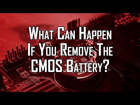 What happens if you remove BIOS battery?