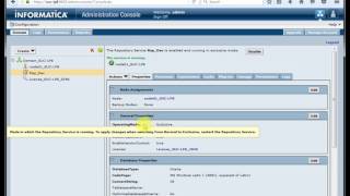 Informatica repository creation | Informatica services creation | Informatica Administration
