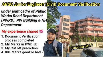 APSC PWD JE Document Verification vlog 2025👷‍♂️ Guwahati Assam