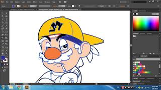 Adobe Illustrator live paint
