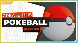 How To Create A Pokeball in Blender | Beginner Tutorial