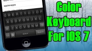 Color Keyboard For iOS 7 screenshot 1