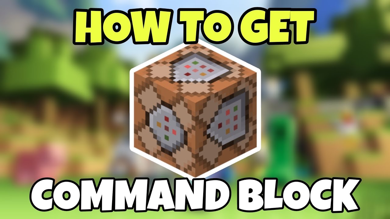 How To Get a Command Block In Your Inventory - YouTube
