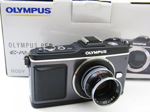 KERN-PAILLARD SWITAR 25mm F1.5 AR + Olympus E-P2 - YouTube