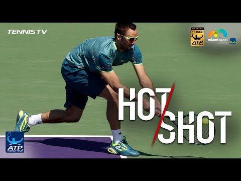 Hot Shot: Troicki Laces Backhand Pass In Miami 2018