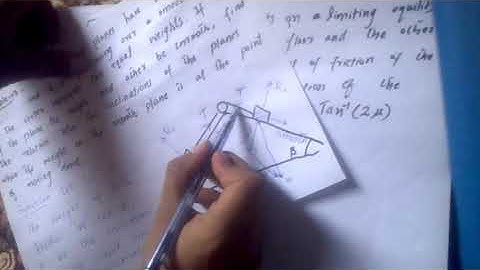 Friction: mechanics by Q.K Ghori || Example 3, 4