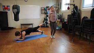 Partner Plank Time